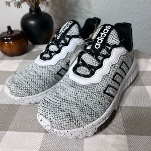 Adidas Kaptir Flow 2.0K Black and White Sneakers